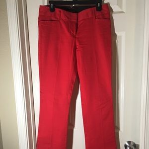 Express red pants